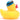 Schwimmer Badeente mit Rettungsring