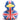 Union Jack Badeente - 7,5 cm- PERSONALISIERT-weiß