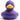 Badeente Palina - violett - 8 cm- PERSONALISIERT- schwarz