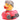 Snowboard Badeente - rot