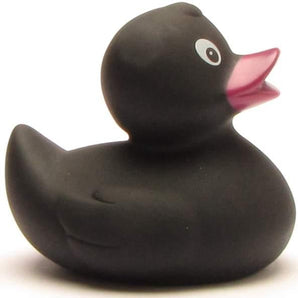 Quietscheentchen Babsi Schwarz 8 cm