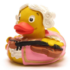 Mozart Quietscheentchen in pink