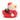 Badeente Weihnachtsmann mit Sack und Glocke