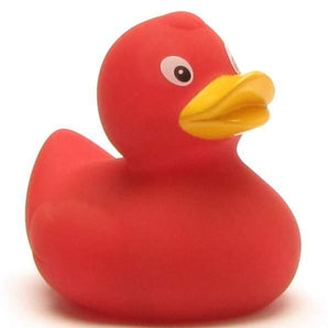 Quietscheentchen Rabea dunkelrot 8 cm