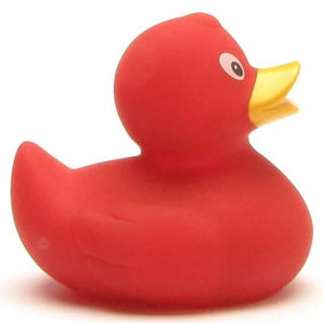 Quietscheentchen Rabea dunkelrot 8 cm