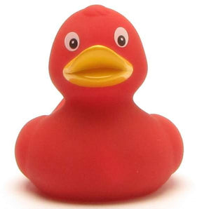 Quietscheentchen Rabea dunkelrot 8 cm