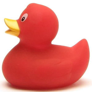 Quietscheentchen Rabea dunkelrot 8 cm