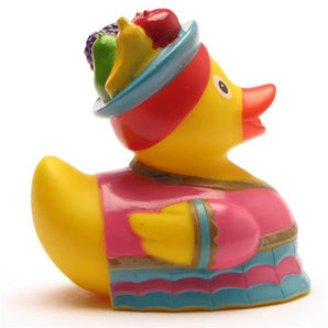 Badeente Früchtehut