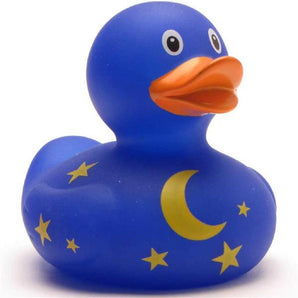 Quietscheente Mond und Sterne