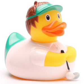 Quietscheente Golfer