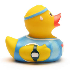 Quietscheente Marathon-Läufer