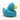 Badeente Emily hellblau