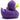 Badeente Selina violett