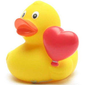Badeente Herzballon