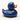 Quietscheente Elin blau metallic