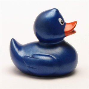 Quietscheente Elin blau metallic