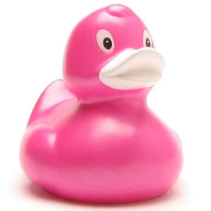 Quietscheente Elena Pink metallic