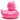 Quietscheente Elena Pink metallic