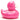 Quietscheente Elena Pink metallic