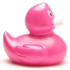 Quietscheente Elena Pink metallic