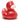 Quietscheente Aylin rot metallic