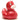 Quietscheente Aylin rot metallic