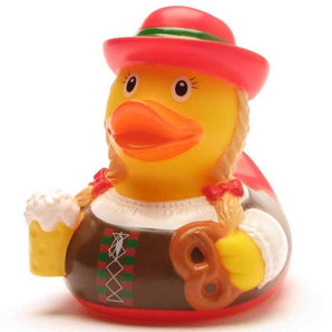 Badeente Trachten Frau