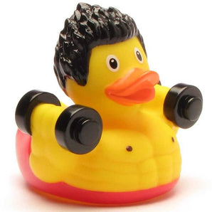 Bodybuilder Badeente