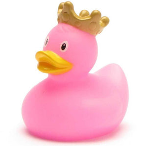 Mini-Badeente König - pink