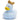 Mini-Badeente König - blau