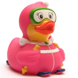 Skihaserl Badeente pink