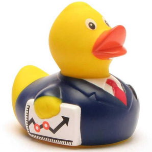 Business Mann Badeente