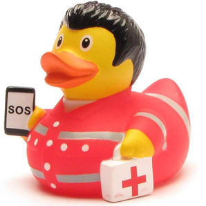 Quietscheente Sanitäter