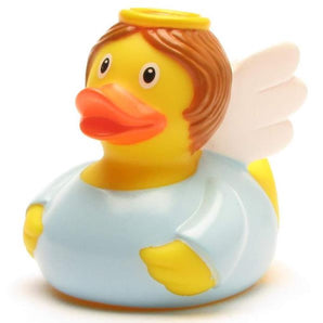 Quietscheente Engel - hellblau