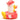Funkenmariechen Badeente - rot