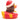 Weihnachtsfrau Badeente