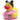 Badeente Chinesin mit Blume auf der Brust