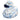 Quietscheente Glitzer blau