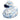 Quietscheente Glitzer blau