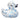 Quietscheente Glitzer blau