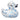 Quietscheente Glitzer blau