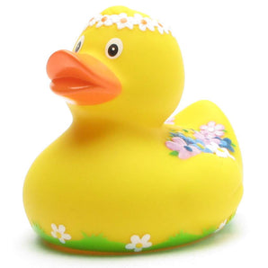 Badeente Blumendesign