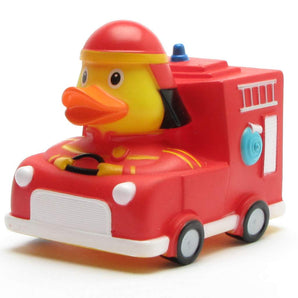 Badeente Feuerwehrauto