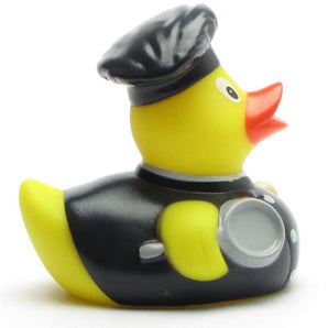 Badeente Koch - schwarz