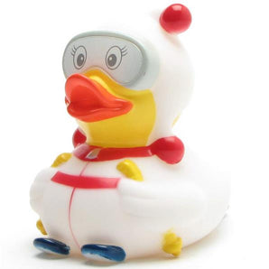 Skihaserl Badeente weiss