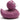 Quietscheentchen Cathy - violett - 8,5 cm