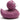 Quietscheentchen Cathy - violett - 8,5 cm