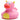 Badeente Monster pink