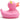 Badeente Monster pink