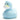 Corona Badeente - hellblau